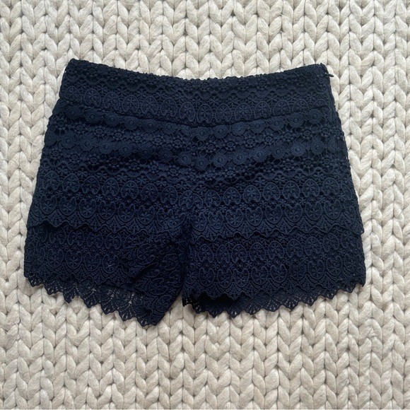 J.Crew Navy Crochet Shorts 00 - Picture 5 of 5